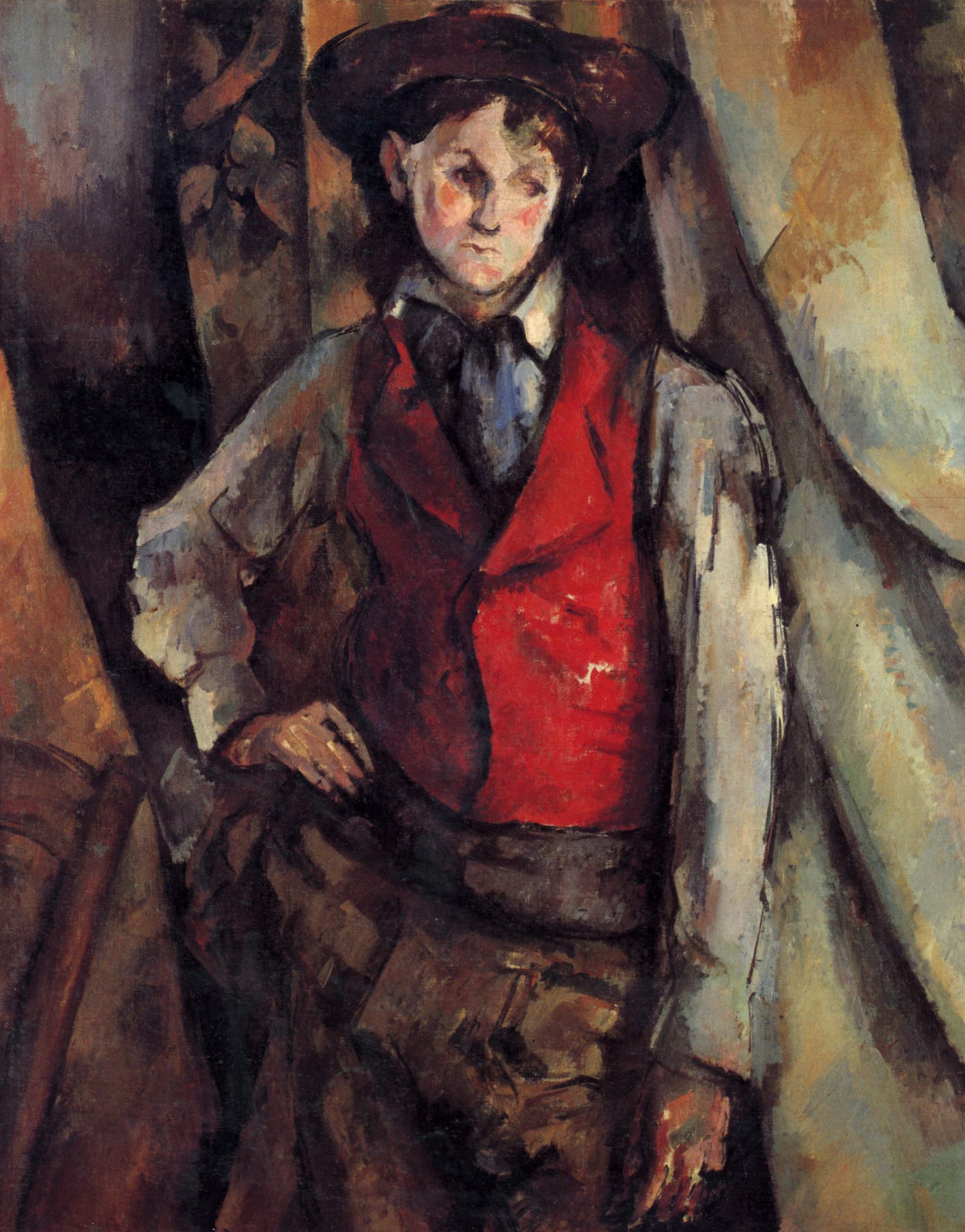 CézanneP.Boy in a Red Waistcoat . NGW scaled