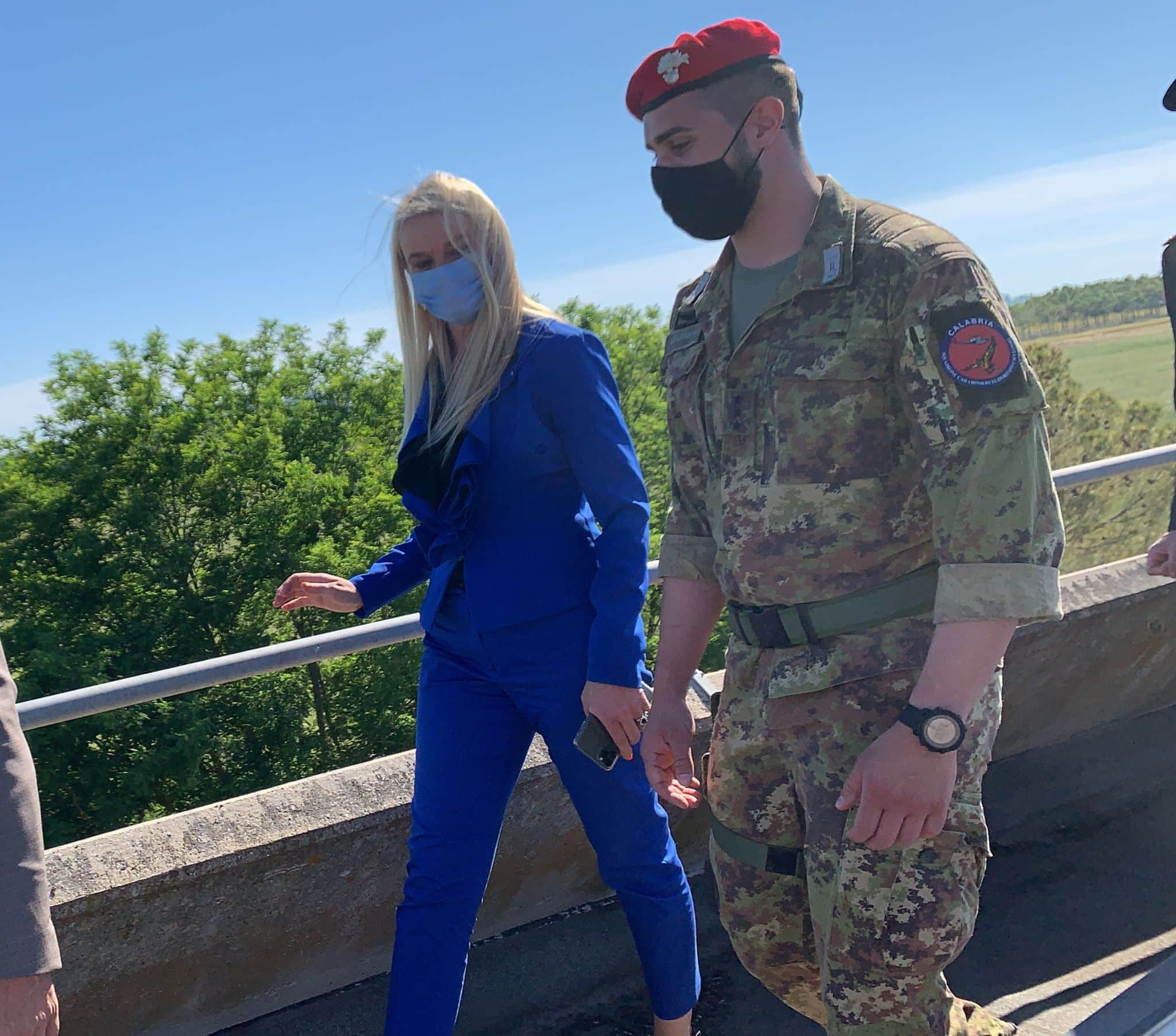 Il Sottosegretario Pucciarelli in visita ai Cacciatori di Calabria