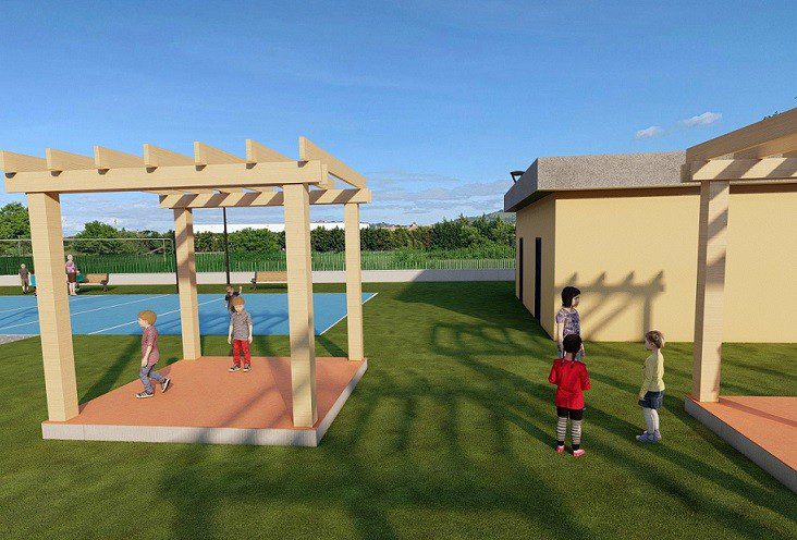 FERENTINO: REALIZZAZIONE E ADEGUAMENTO DI AREE ESTERNE NEGLI EDIFICI SCOLASTICI E UN NUOVO PARCO VERDE IN LOCALITÀ CAMERACANNE 1 spazi esterni ferentino 2
