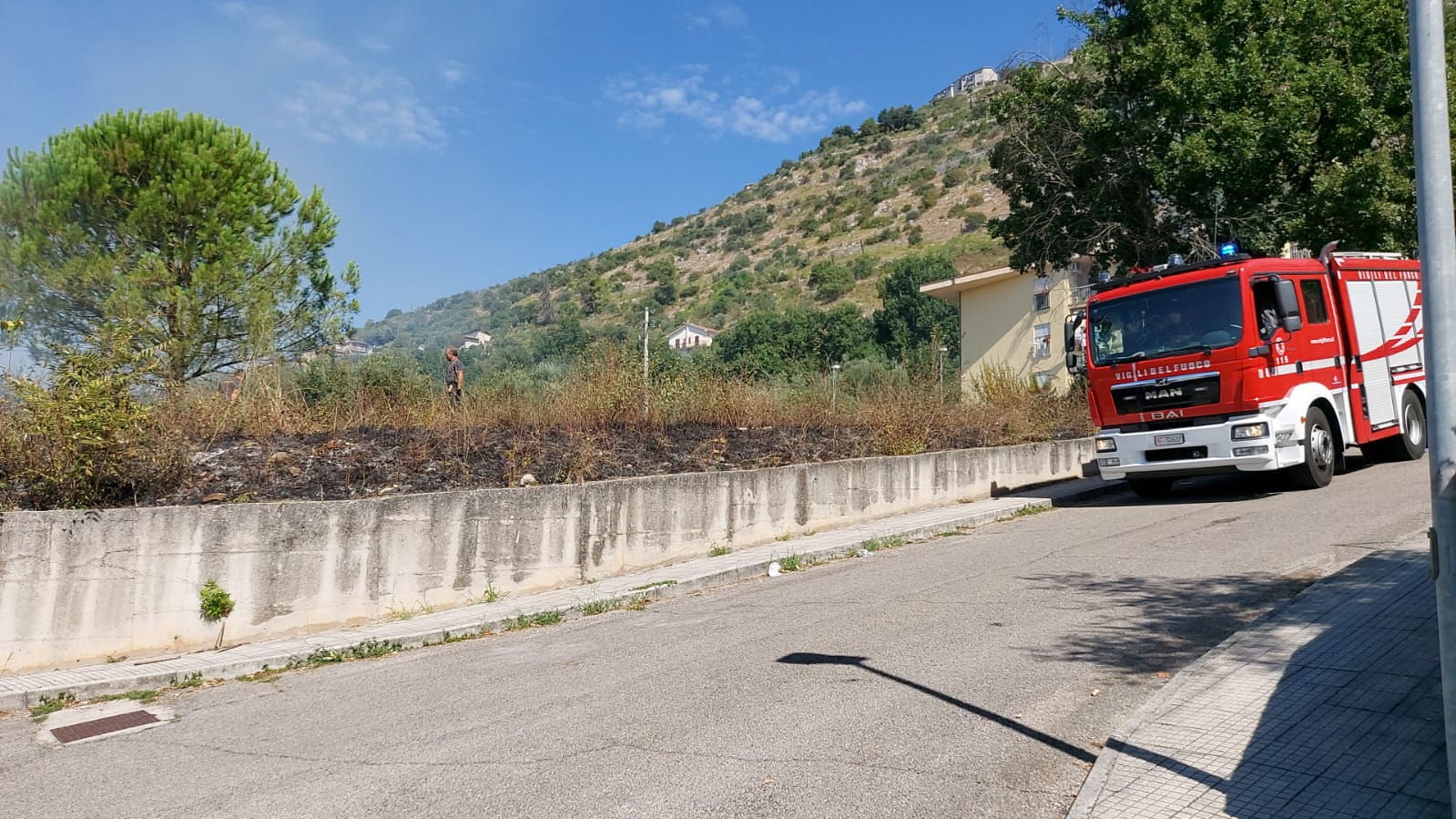 Incendio a Arce Frosinone sul posto Vigili Urbani e Corpo Ambientale Nazionale 1 e9cded67 91a9 46bd 9ce1 8c322e65ca6f