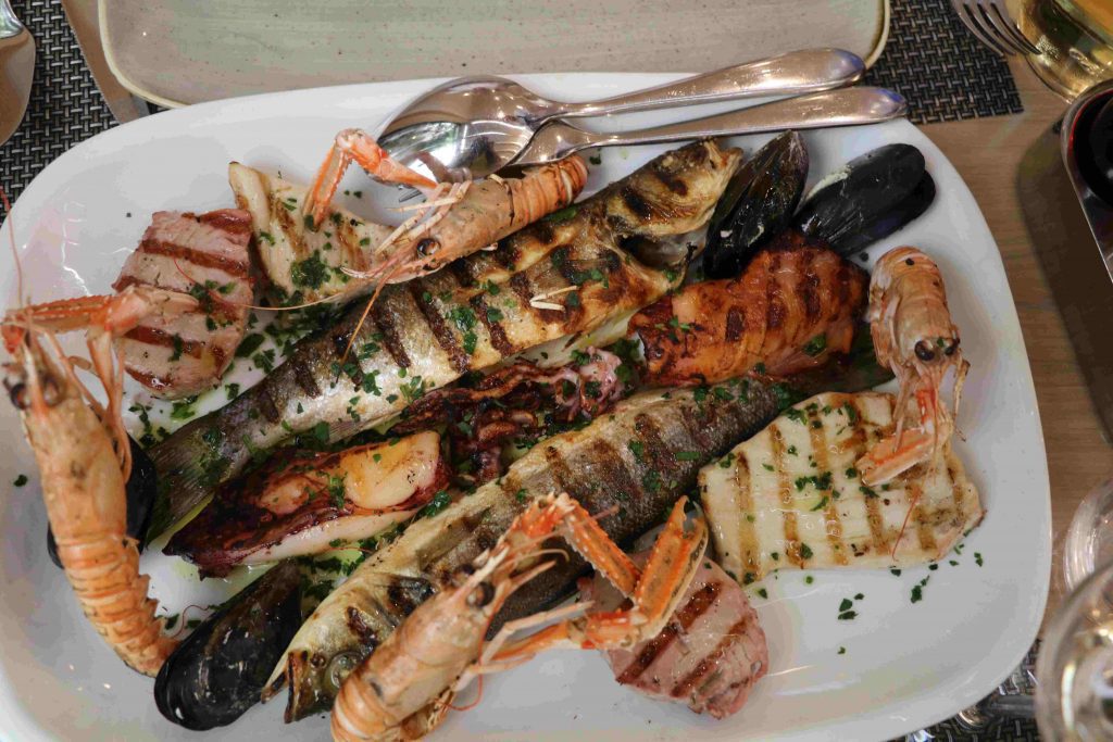 piatto di pesce specialita di Zara