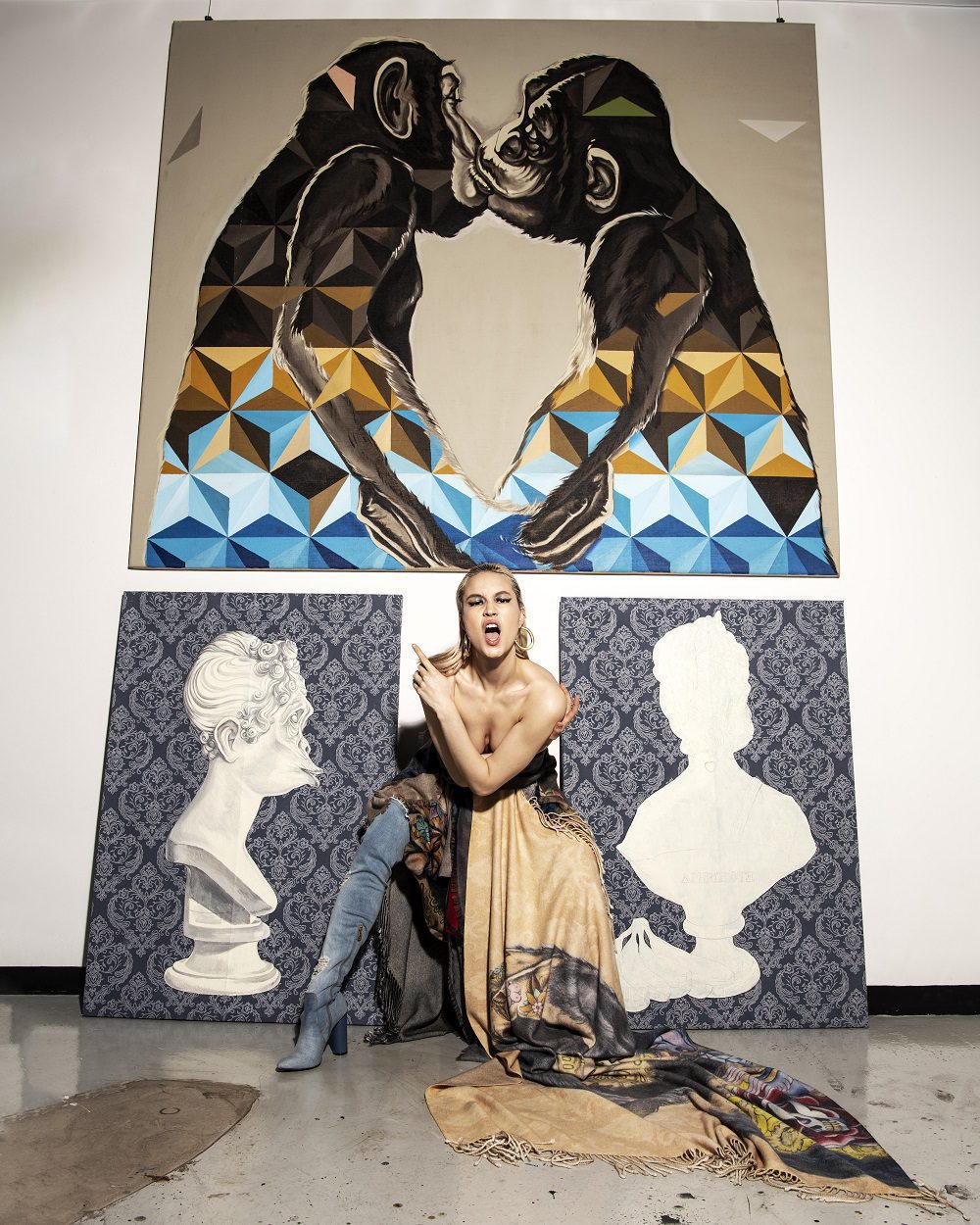 Il lusso incontra l'arte nella capsule Ama Pure feat. Simone Fugazzotto 1 Ama Pure 2