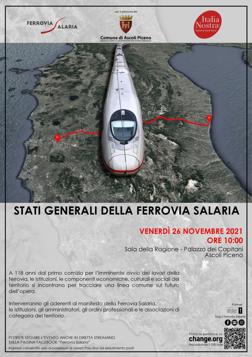 STATI GENERALI DELLA FERROVIA SALARIA STATI GENERALI DELLA FERROVIA SALARIA