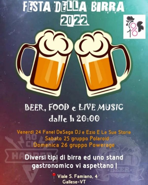 Festa della Birra di Gallese: inizia ufficialmente l'estate 1 zg0BwU4Y