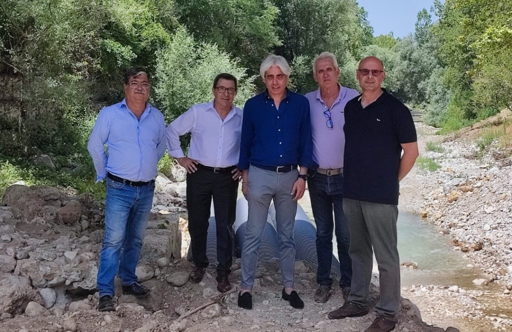 VIABILITÀ: IL PRESIDENTE DELLA PROVINCIA NELLA VALLE DI COMINORIPOSIZIONATA LA STATUA DELLA MADONNINA DOPO I LAVORI AL BIVIO TRA ATINA E GALLINARO 1 IMG 20220701 134230