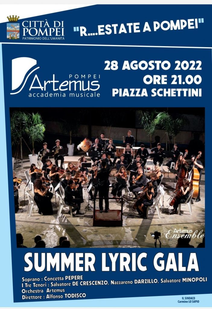 Il bel canto sbarca a Pompei con i tre tenori 2 Locandina 3