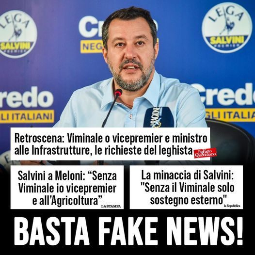 Salvini: “Priorità sono le pensioni, l’energia, le bollette e gli sbarchi” 1 image 4