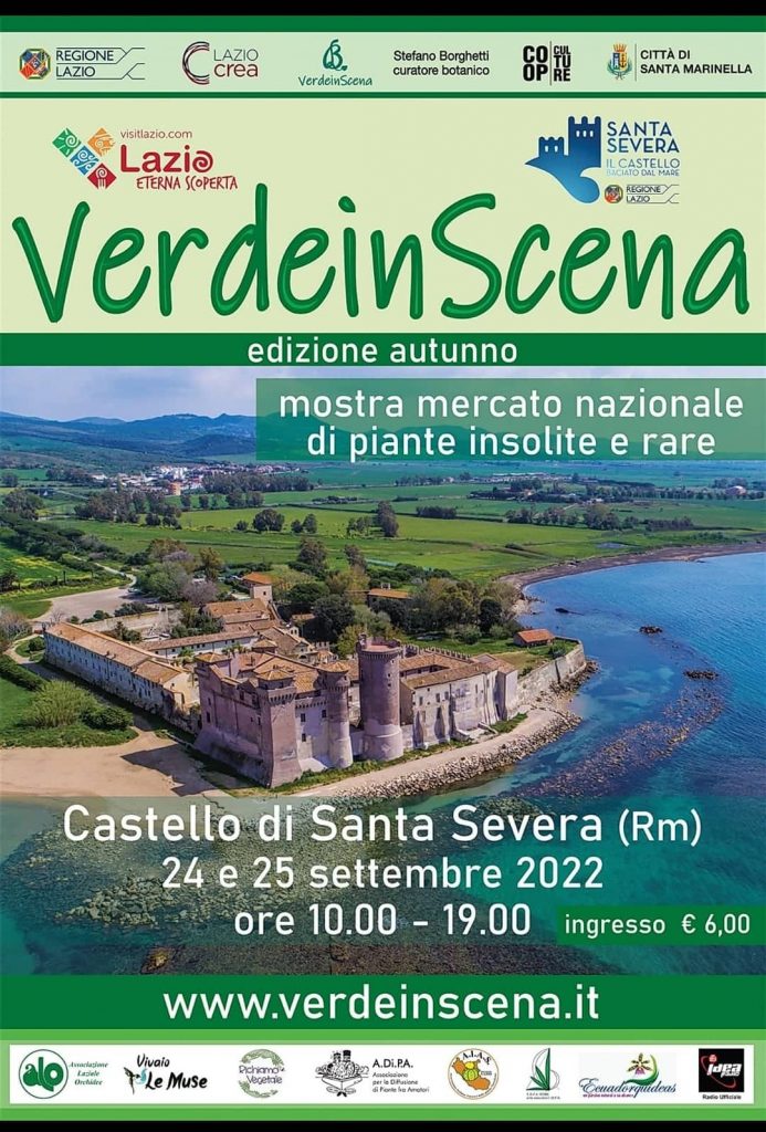 Santa Severa, il 24 e 25 settembre arriva l’edizione autunnale di “Verde in Scena” 1 verde in scena autunno 22 fronte