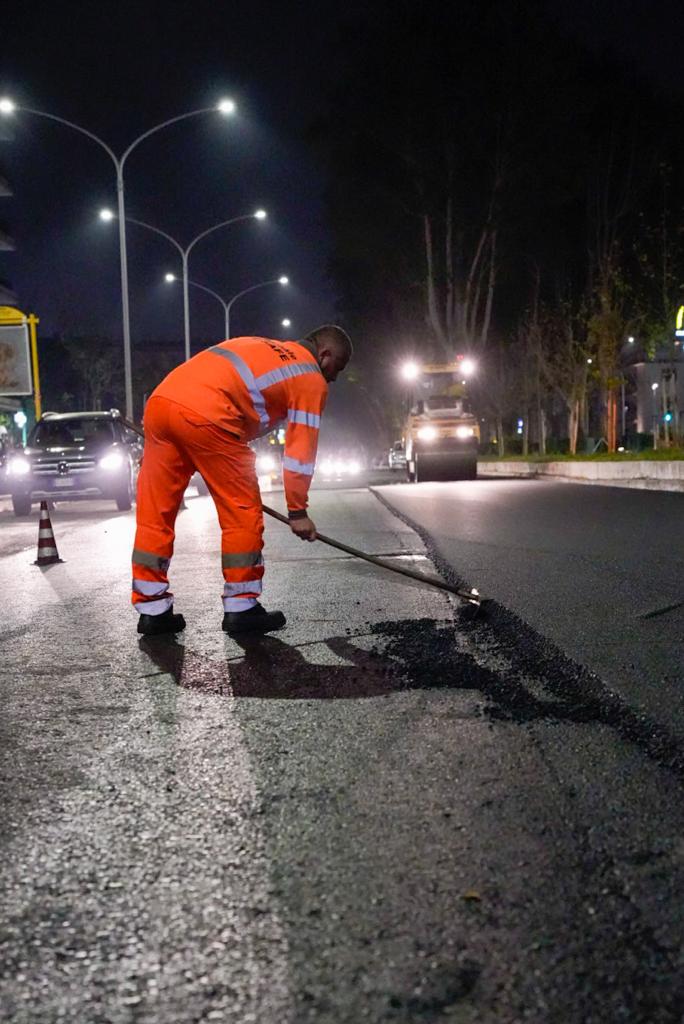 STRADE, GUALTIERI SU CANTIERE PRATI FISCALI: "PIU’ SICUREZZA SULLA VIABILITA’ DELLA CAPITALE" 2 Foto Prati Fiscali 4