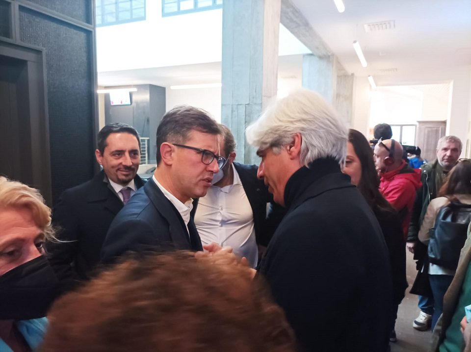 POMPEO TRA I RELATORI AL TEATRO DELLE QUATTRO FONTANE DI ROMA NELL’AMBITO DELL’INIZIATIVA #IDEA PD DEL SINDACO DI FIRENZE NARDELLA 1 Pompeo e Nardella