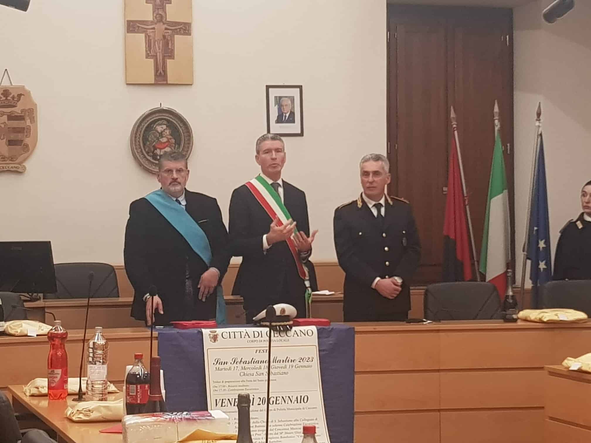 CECCANO: CELEBRAZIONI IN ONORE DI SAN SEBASTIANO PROTETTORE DELLE POLIZIE LOCALI CECCANO: CELEBRAZIONI IN ONORE DI SAN SEBASTIANO PROTETTORE DELLE POLIZIE LOCALI