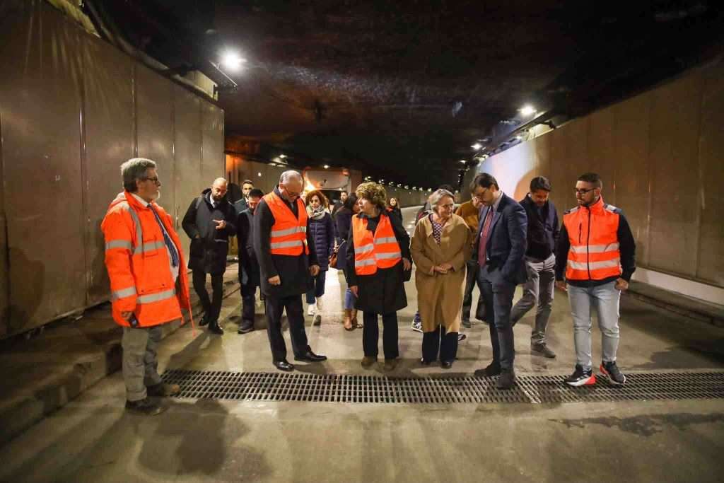 ROMA, SOTTOPASSO CASTEL SANT’ANGELO: SOPRALLUOGO GUALTIERI IN CHIUSURA LAVORI DI RIQUALIFICAZIONE 1 5