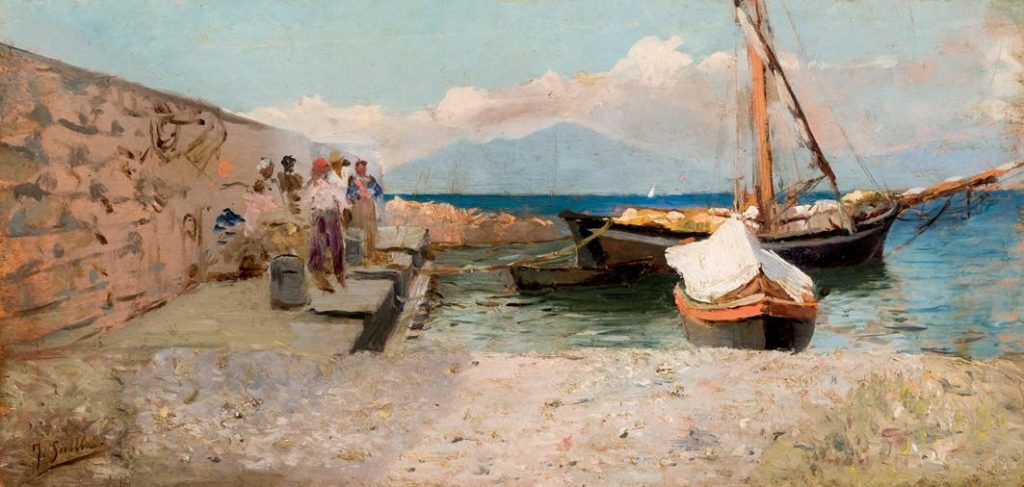Valencia si tinge dei colori di Joaquín Sorolla 1 Sorolla veduta di Napoli