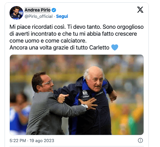 È morto Carlo Mazzone, storico allenatore di Roma, Bologna e Brescia 1 12
