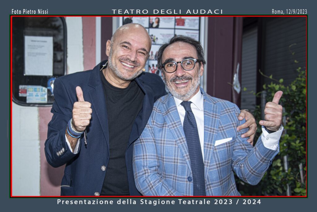 "Stagione ricca di divertimento e di spettacoli introspettivi al Teatro degli Audaci" 1 Flavio De Paola e Luigi Carbone dei Neaco