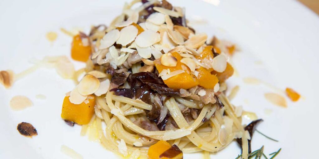 Spaghetto Quadrato La Molisana: con la zucca di Halloween...e non solo 1 La Molisana SpaghettoQuadrato radicchio guanciale zucca high