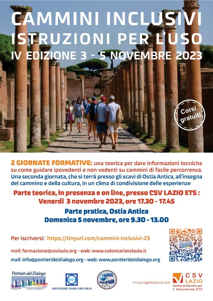 Pontieri del Dialogo - CAMMINI INCLUSIVI 1 CAMMINI INCLUSIVI
