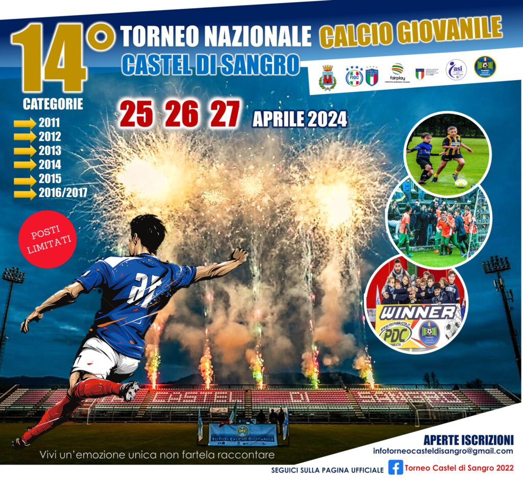 14° Torneo Nazionale Calcio Giovanile città di Castel di Sangro 1 TORNEO NAZIONALE CALCIO GIOVANILE