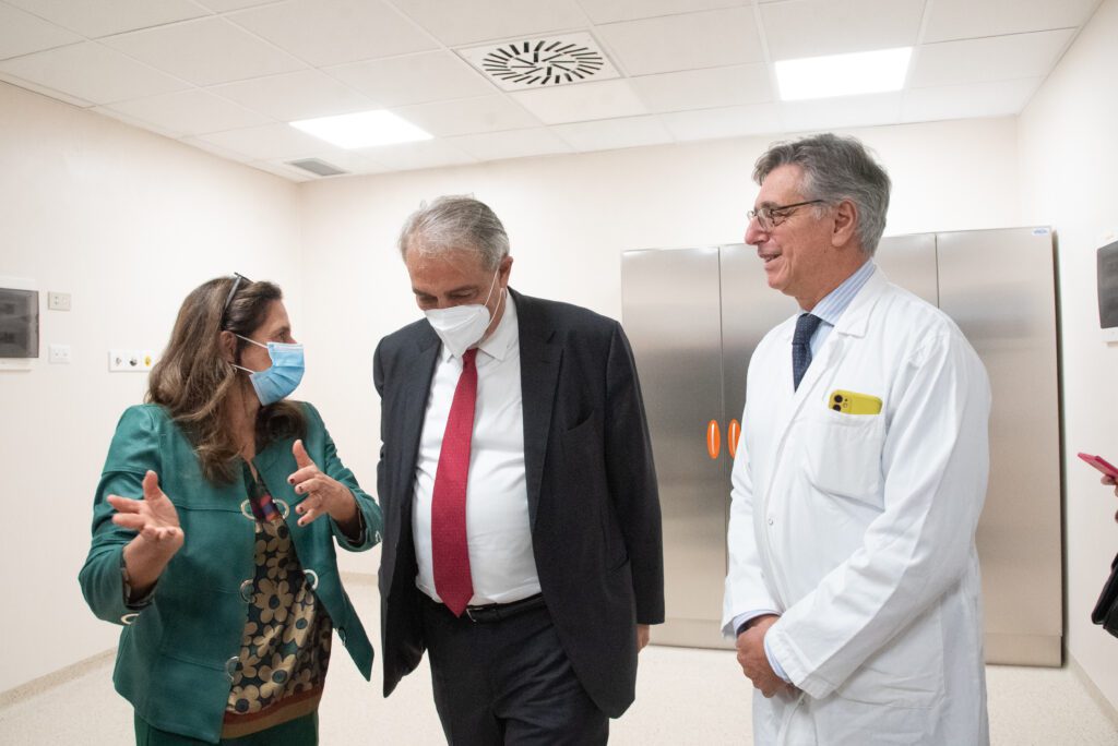 SANITÀ: ROCCA INAUGURA LE ATTREZZATURE PNRR AL SANT’ANDREA 1 ROC5146