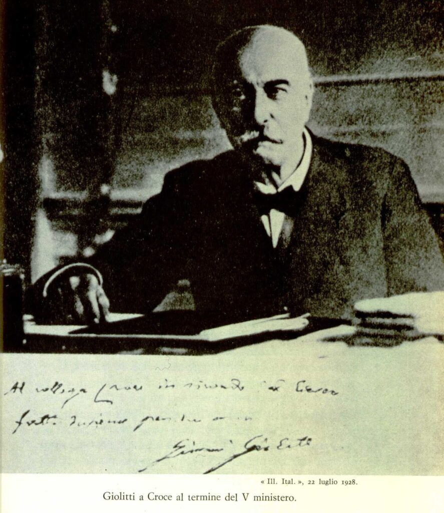 Foto, discorsi, atti parlamentari, i testi di riforma: domani la presentazione di mostra e biografia di Benedetto Croce parlamentare e ministro. Interviene Ascani 2 Giolitti dedica a Croce