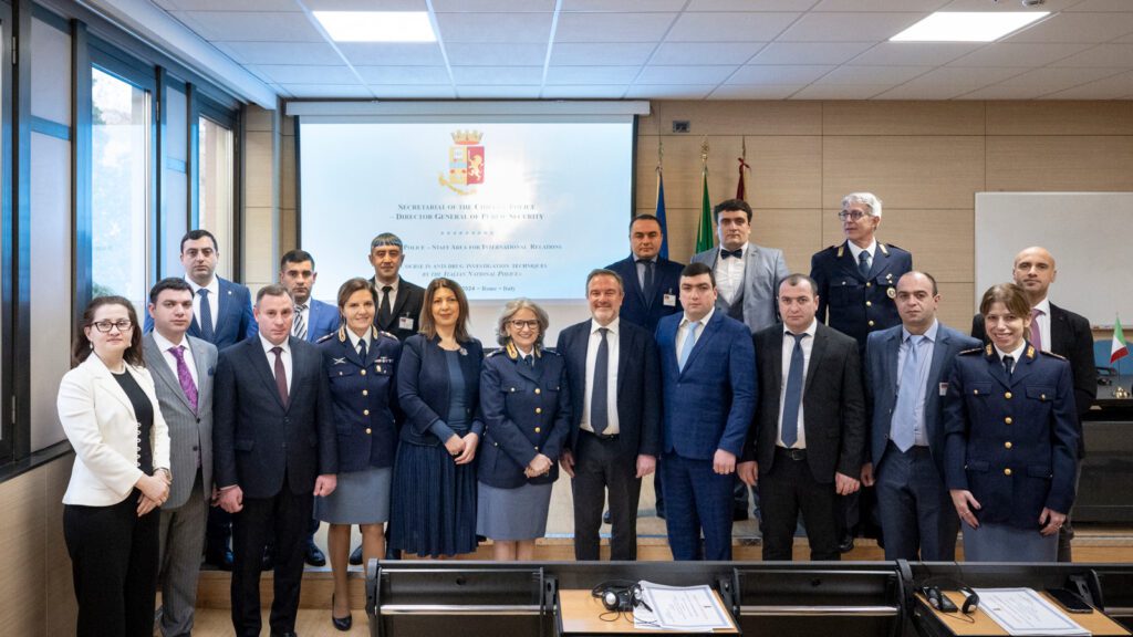 Polizia di Stato: Corso in materia di tecniche investigative antidroga Roma,5-9 febbraio 2024 2 armenia 3