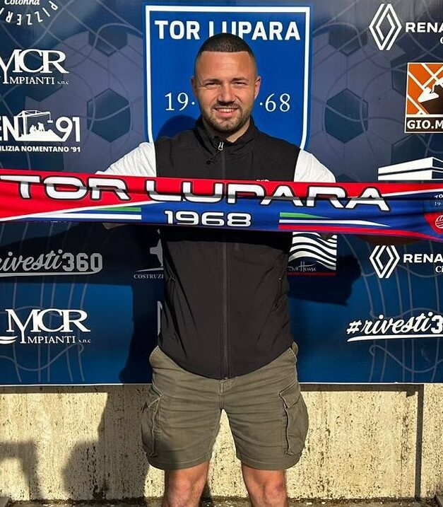 Tor Lupara Calcio - Arriva Bomber Alessio Uccellini al Domenico Mammoliti - Nella prossima stagione sportiva 2024 2025 vestirà la maglia Rossoblù 1 BOMBER 2 1 edited
