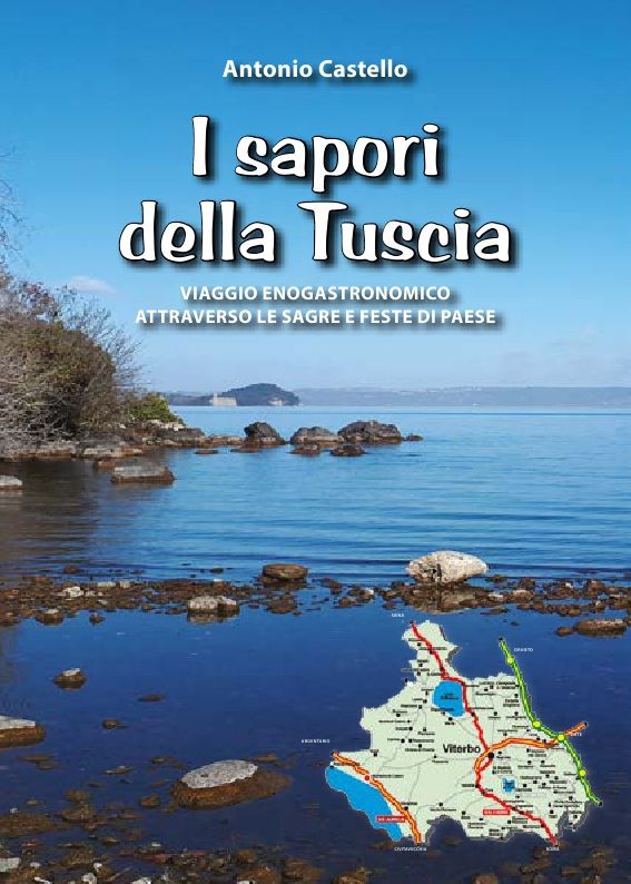 “I Sapori della Tuscia” l'ultimo libro di Antonio Castello 1 Copertina Sapori della Tuscia