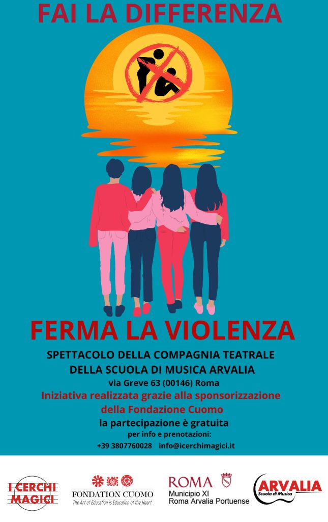 La scuola di musica Arvalia avvia due progetti culturali gratuiti grazie alla Fondazione Cuomo e Municipio XI 1 locandina teatro