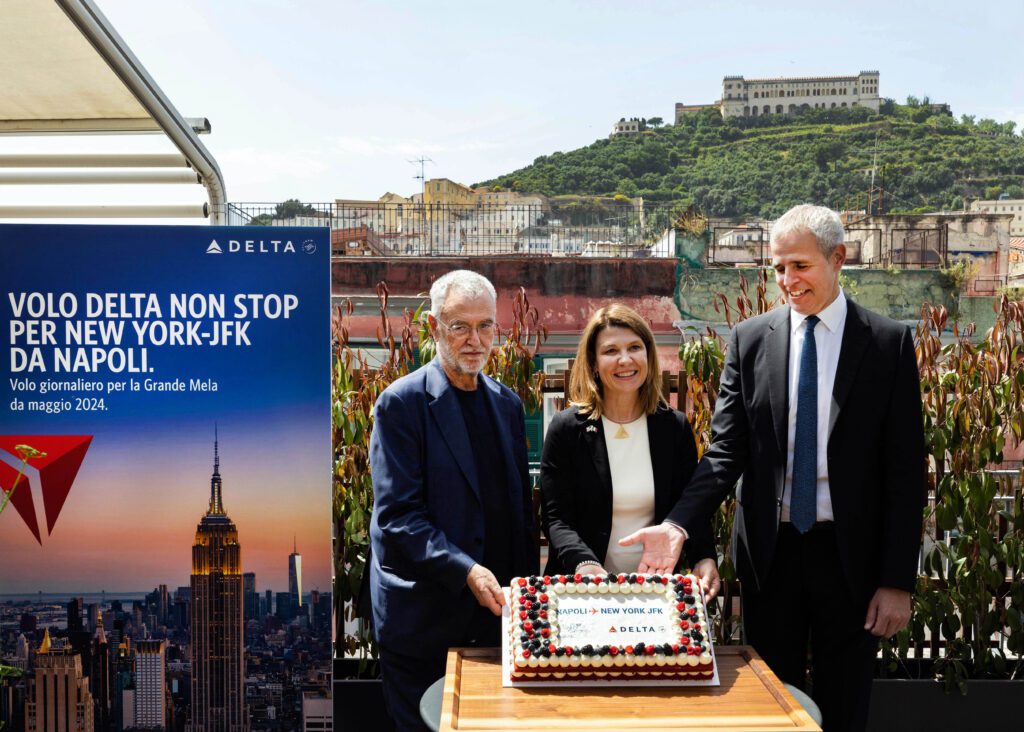 presentazione del nuovo volo giornaliero Napoli New York 3