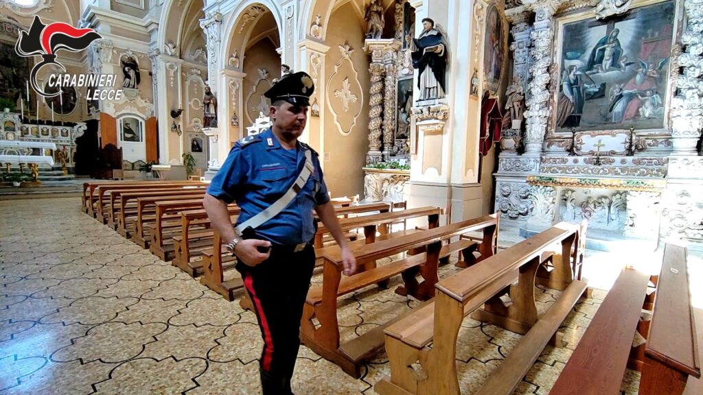 TRICASE (LE) – SCOPERTO LADRO SERIALE DI OFFERTE IN CHIESE 1 2