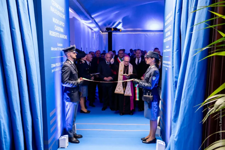Cerimonia di Inaugurazione dei nuovi locali della Caserma Iavarone, in cui saranno ospitati la V Zona della Polizia di Frontiera Lazio 1 fiumicino3