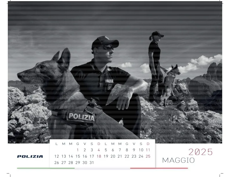 La Polizia di Stato presenta il Calendario 2025 2 maggio 2025 cinofili jpg