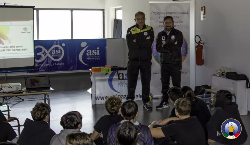 Fonte Nuova - L' ASD Arbitri Sport Italiani a scuola presso l'istituto comprensivo Pirandello, Fair Play rispetto delle regole 2 2N3A8471