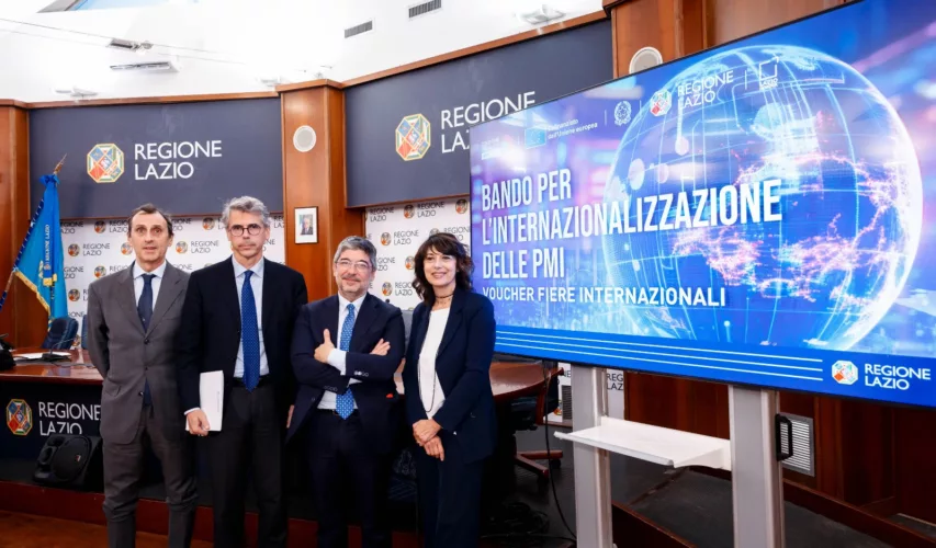 REGIONE LAZIO, AL VIA IL VOUCHER INTERNAZIONALIZZAZIONE PMI 2025 2 Lazio Innova 11 12 3