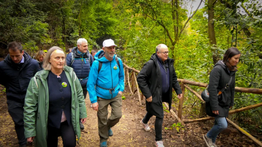 GUALTIERI-ALFONSI: GRANDE PARTECIPAZIONE ALLA DOMENICA ECOLOGICA DEDICATA AI CAMMINI GIUBILARI 2 Foto.6