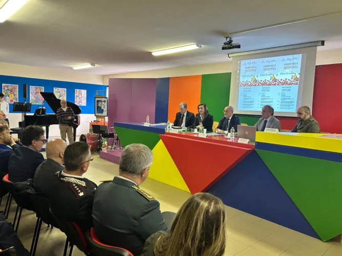 Giornata della Memoria: Il Presidente del Consiglio Provinciale di Frosinone Gianluca Quadrini, riflette sull’Importanza della Memoria Storica nella giornata del ricordo presso IIs Bragaglia di Frosinone 1 WhatsApp Image 2025 01 27 at 14.42.35