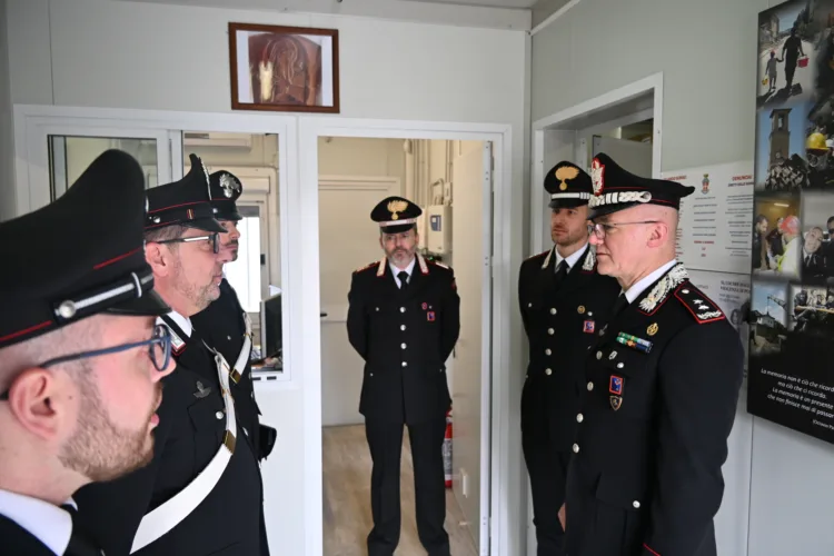 IL GENERALE DI DIVISIONE UGO CANTONI, COMANDANTE DELLA LEGIONE CARABINIERI “LAZIO”, IN VISITA AL COMANDO PROVINCIALE DI RIETI 1 DSC 0388