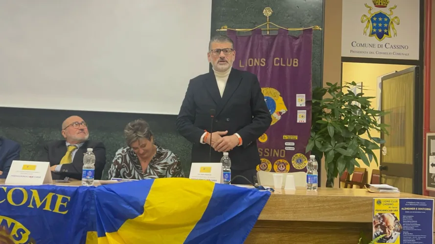 Alzheimer e Dintorni – Dalla Cura a Prendersi Cura: Il Presidente del Consiglio Provinciale Quadrini interviene all’evento organizzato dai Lions Club di Cassino 1 IMG 6360