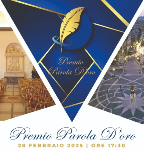 16 categorie ammesse alla prima edizione del “Premio Parola d’Oro” 1 PHOTO 2025 02 20 13 06 17