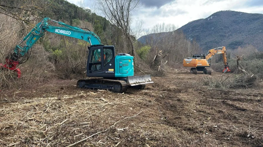 Iniziati i lavori di manutenzione e messa in sicurezza del Velino da Ponte Cavallotti a Valle Oracola 1 VELINO CAVALLOTTI ORACOLA 2