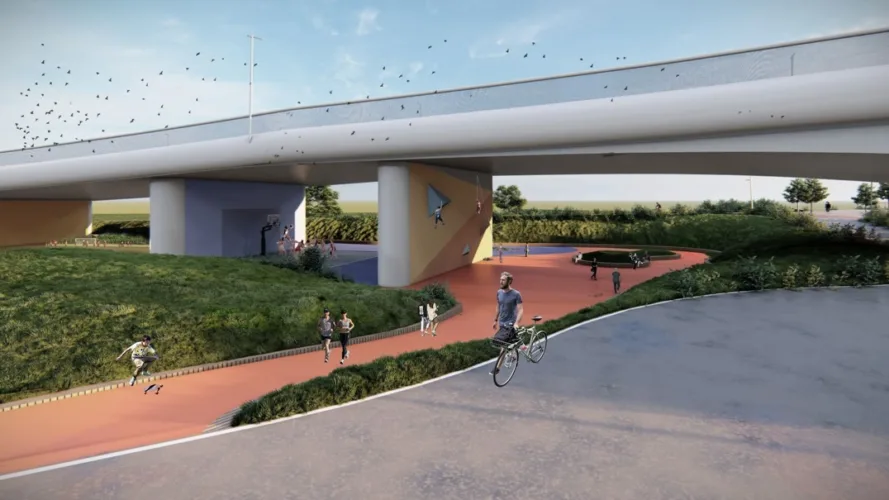 ROMA; SEGNALINI: SUL TERRITORIO PER RACCONTARE IL NUOVO PONTE DELLA SCAFA 1 2 1