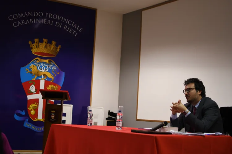 RIETI: MAGISTRATI E CARABINIERI IN UN INCONTRO SULLA VIOLENZA DOMESTICA E DI GENERE 1 2025 03 06 Codice Rosso Magistrati 37