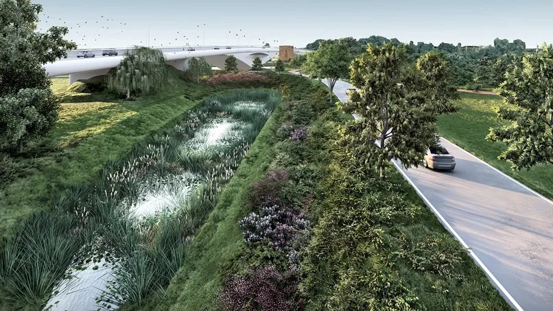 ROMA; SEGNALINI: SUL TERRITORIO PER RACCONTARE IL NUOVO PONTE DELLA SCAFA 2 4