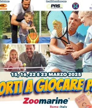 "Mi porti a giocare papà?". A Zoomarine cellulare off e cuore on. Doppio week end di sport per fare squadra in famiglia