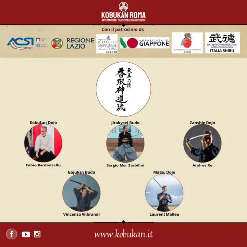 Dal Giappone a Roma “Bun Bu Ryodo”: l’evento internazionale di Arti Marziali e cultura classica giapponese 2 Maestri evento Bun Bu Ryodo 31 maggio 2 giugno
