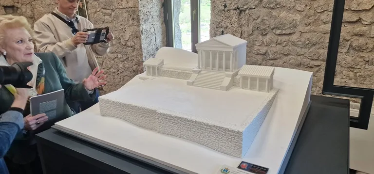 La grande ricchezza archeologica dell'antica Treba Augusta 2 plastico 3