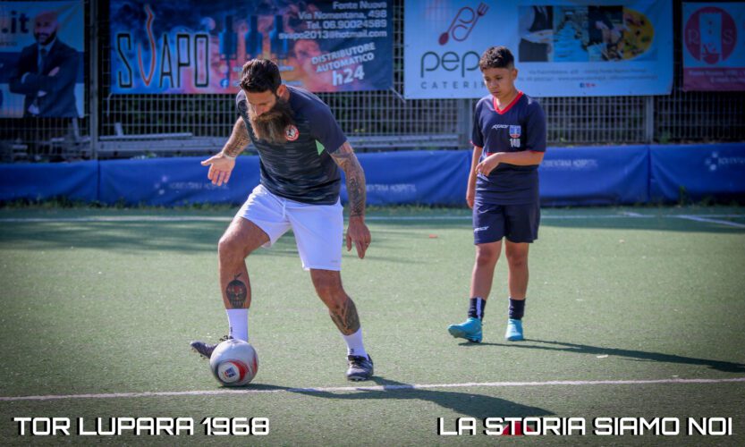 Fonte Nuova - Grande successo allo stadio comunale Domenico Mammoliti arriva Bomber Moscardelli e il suo staff Moscagol Footballclub 2 2N3A7445