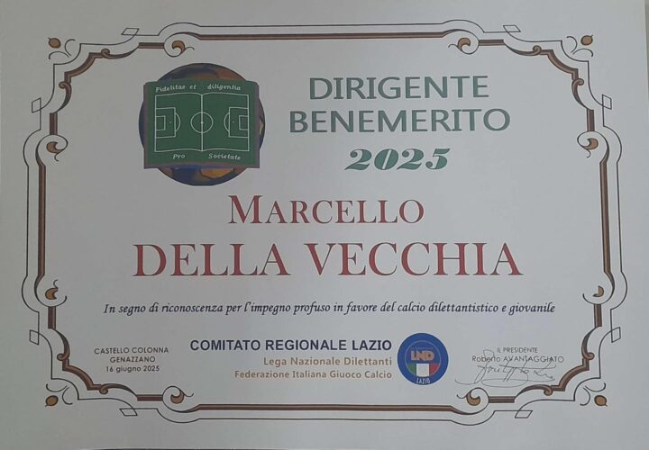 Palombara Sabina - Benemerenza LND Lazio al Palombarese Marcello Della Vecchia. 1 506531559 701539802633374 19004094460222624 n