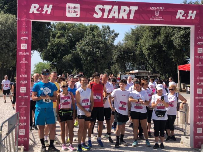 Sulla Terrazza del Pincio è andato in scena l’evento organizzato dalla Life for Huntington a sostegno della ricerca sulla malattia di Huntington 2 La partenza Run4Hun