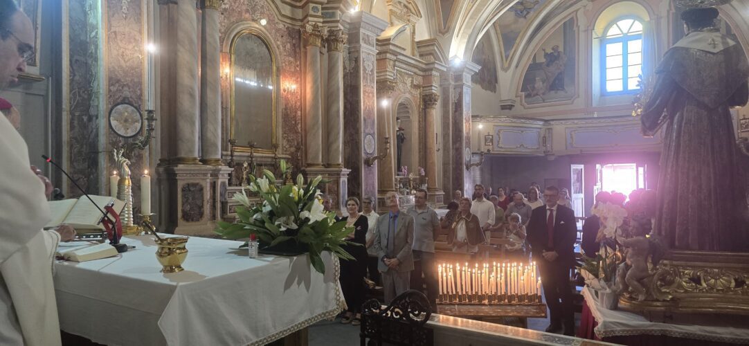 Arpino celebra Sant’Antonio di Padova: presente alla Messa Solenne e all’inaugurazione del restauro della chiesa anche Gianluca Quadrini 1 PHOTO 2025 06 13 14 19 18